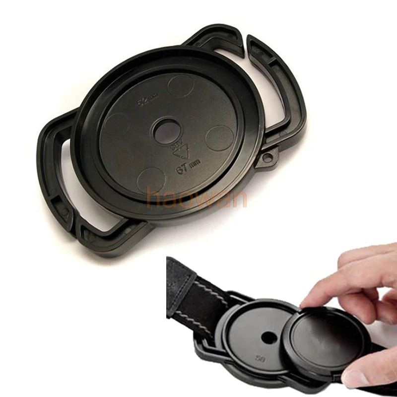 

Camera Buckle Universal Lens Cap Holder Anti-losing for 40.5 43 49 52 55 58 62 67 72 77 82 mm size Canon Nikon sony pentax