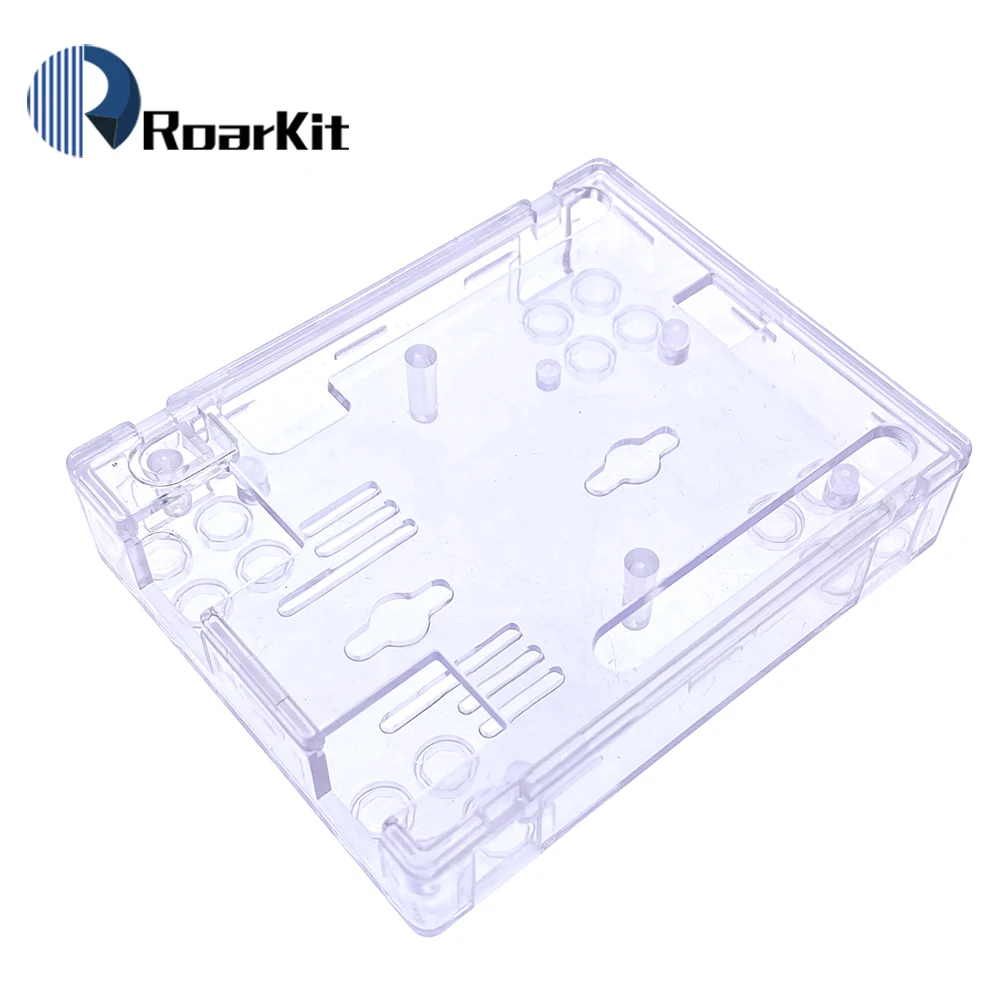 Черный чехол из АБС пластика акриловый корпус прозрачная коробка для Arduino (не