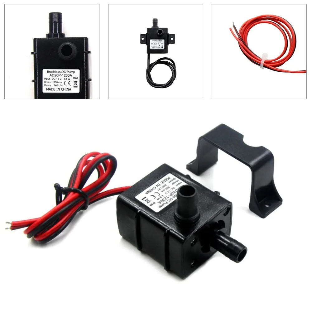 

New Quality Mini DC Pump Water Cooled Pump Submersible Tools Waterproof 1Pcs
