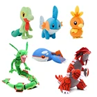 Аниме гродон Rayquaza Kyogre Mudkip Torchic Treecko плюшевая кукла Покемон Пикачу мягкая игрушка украшение для детей Детский подарок для малышей