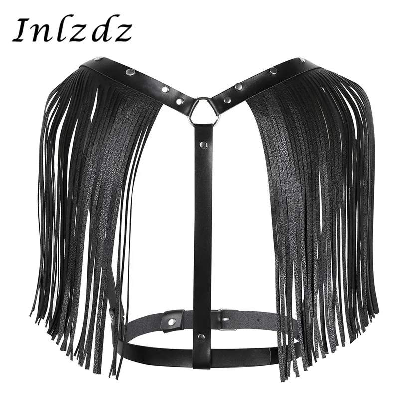 Женский ремень из искусственной кожи регулируемый нагрудный для Тела Бондаж