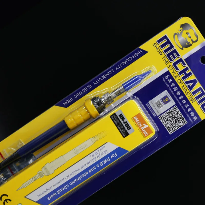 Механик HK-735 Электрическая станция с регулировкой температуры паяльного железа постоянное сварочное оборудование.