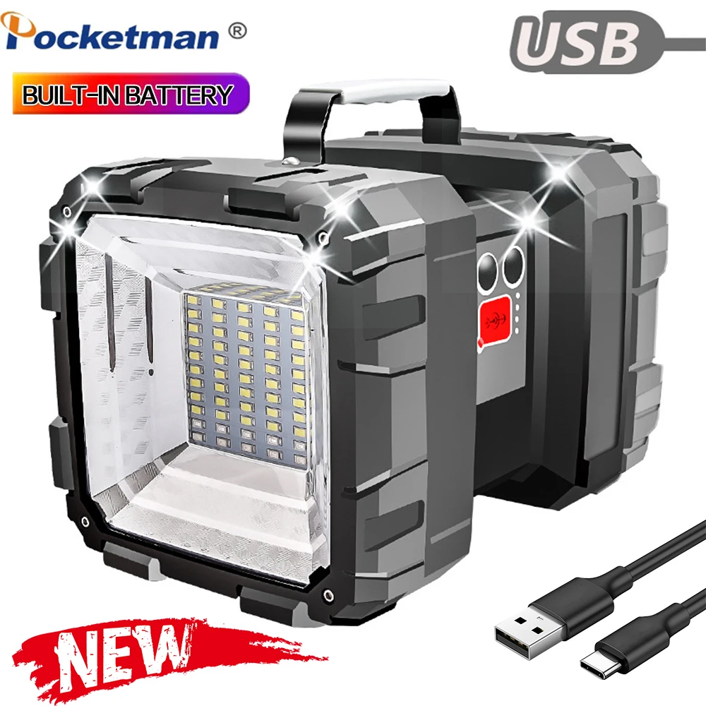 2020 подарок на Новый год яркий двойной светильник вспышка поисковый встроенный