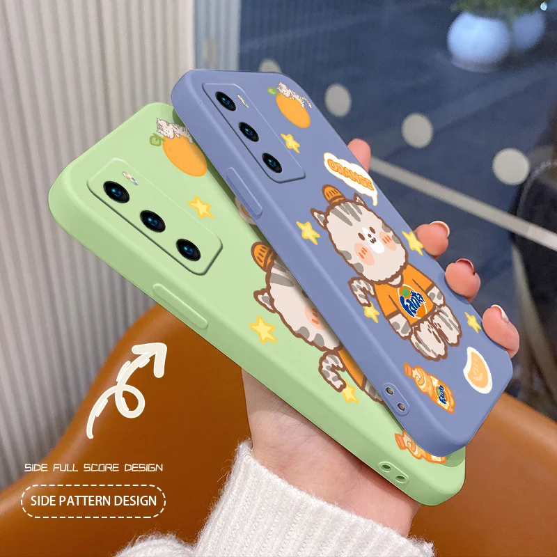 

Soda Cat Camera Lens Protect Case For Huawei P40 P50 P30 P20 Pro Lite Mate 40 30 20 Pro Lite Nova 5t Y7A Soft Phone Cover