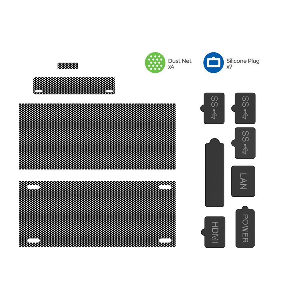 

Anti-Dust Cover Suit Kit Silicone Plugs for Xbox Series S Console Accessories Electronic Machine Accessories