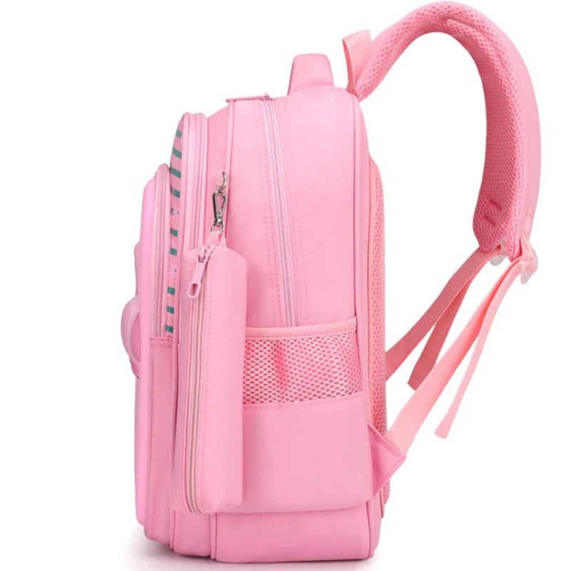 cut school bag for girl waterproof nylon purple blue Flamingo kids school bags japanese children school bag and pencil case