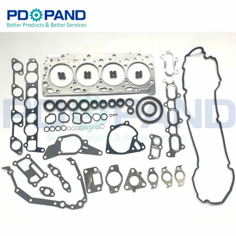 4D56T 4D56 HP 16V Комплект прокладок для ремонта двигателя 100A407 Mitsubishi L200 (KB_T KA_T) KB4T Triton 2 5 DI