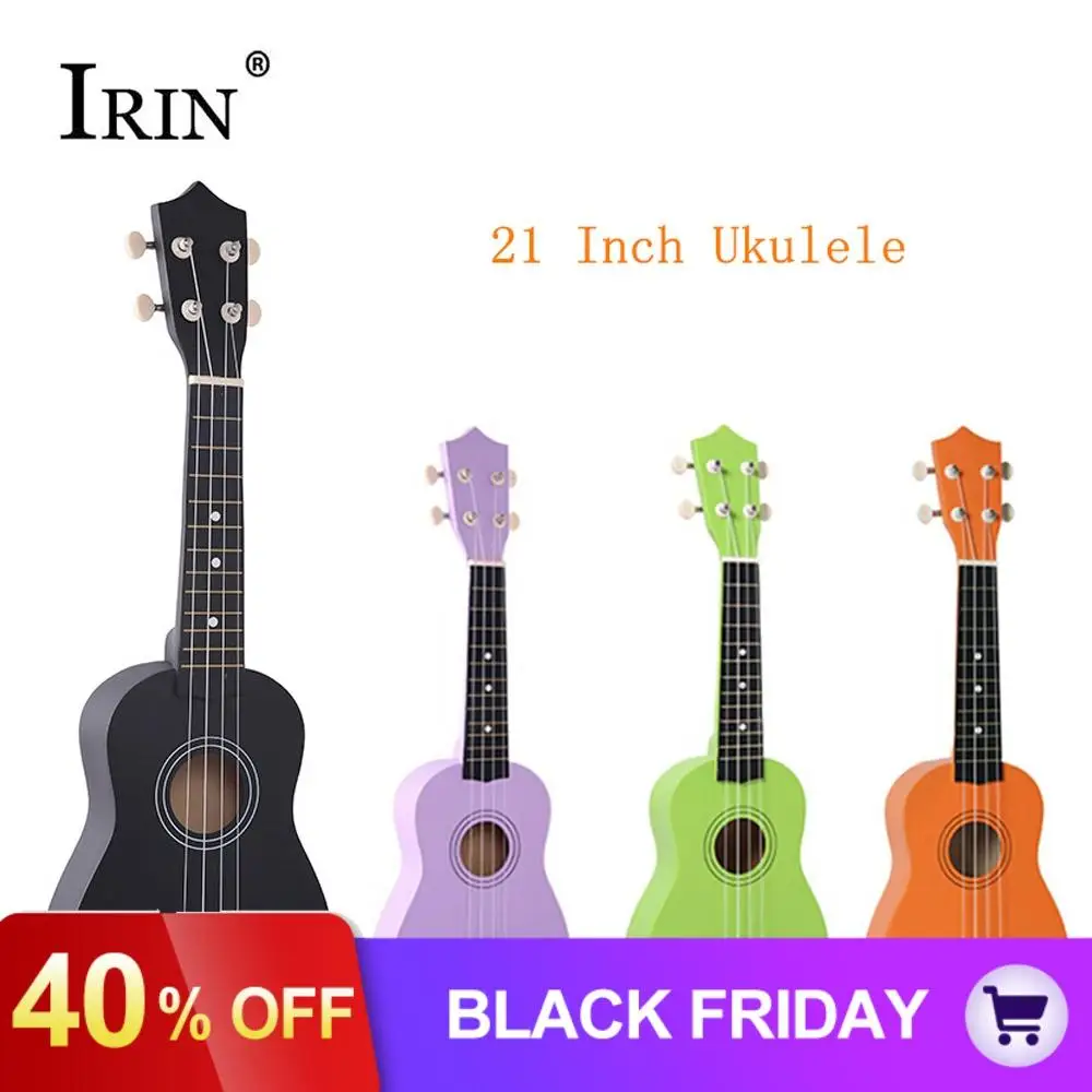 IRIN Профессиональный мини 21 дюймов Ukelele липа 4 струны палисандр гриф чистый тон Гавайские гитары укулеле уке музыкальный инструмент детский подарок