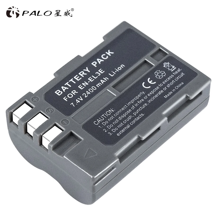 Аккумулятор PALO для Nikon батарея EL3e ENEL3e D300S D300 D100 D200 D700 D70D70S D80 D90 D50 D70 EN EL3e|Цифровые