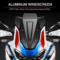 motorcycle accessories aluminum windscreen windshield wind shield deflector for africa twin crf1100l crf 1100 l adventure 2020