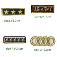 us army marine corps tactical epaulettes shield icon embroidered applique patches for clothing diy iron on badge on the backpack