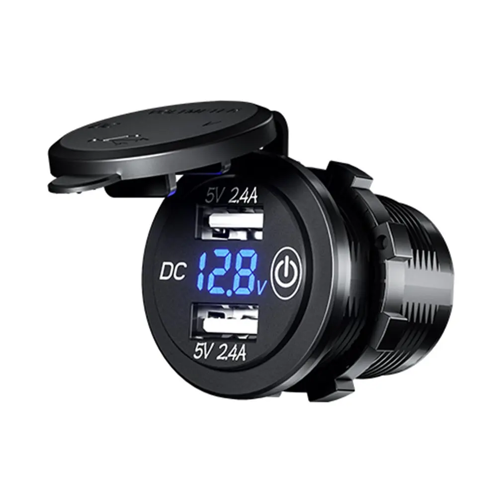 Двойной USB-порт для автомобильного зарядного устройства розетка прикуривателя