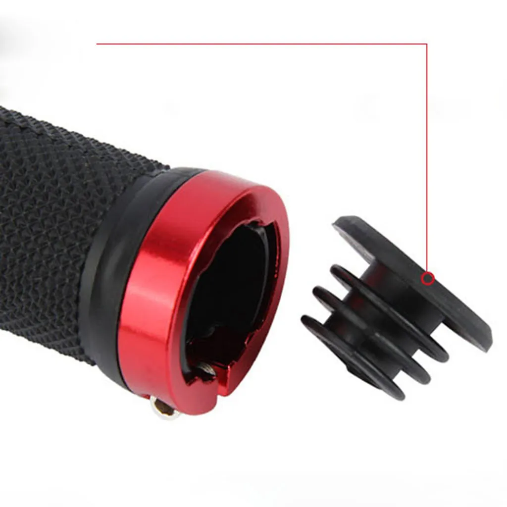 

2pcs/1 Pair Mountain Road Cycling Bike Bicycle Mtb Handlebar Cover Grips Smooth Soft Rubber Anti-slip Handle Grip Lock Bar End