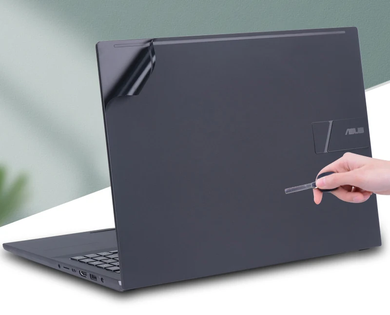 Черная матовая наклейка на ноутбук KH кожаная защитная пленка для ноутбука Asus