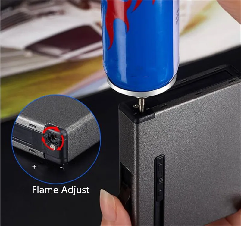 (12 сигарет) Модный матовый многофункциональный чехол для сигарет коробка сигар