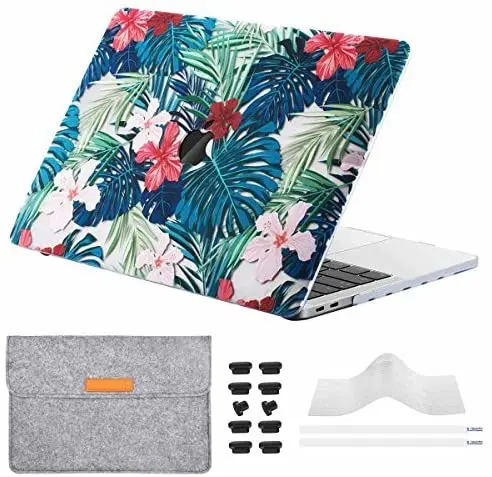 

5 In 1 Laptop Case Sleeve For Macbook Air Pro 13 Inch Hard Shell Cover A2179 A1932 A1706 A1989 A2159 Nice A2289 A2251 Pro A1708