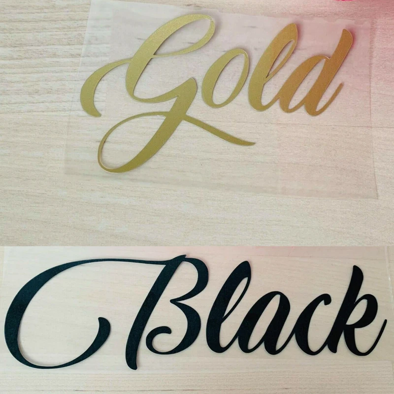 Индивидуальные термотрансферные нашивки с текстом и именем премиум класса для