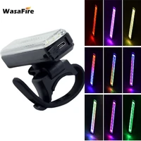 wasafire 14 modes bicycle taillight 22 led usb rechargeable bike rear tail light helmet mtb night warning cycling flash lamps