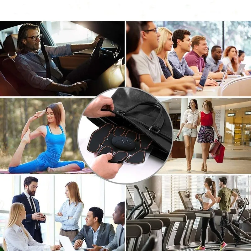 EMS FitnessTrainer беспроводной мышечный АБС стимулятор для взрослых Портативный рычаг