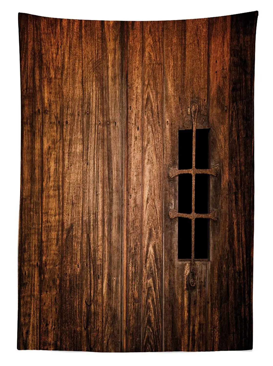 Средневековая Декоративная скатерть средневековое окно железные бары замок