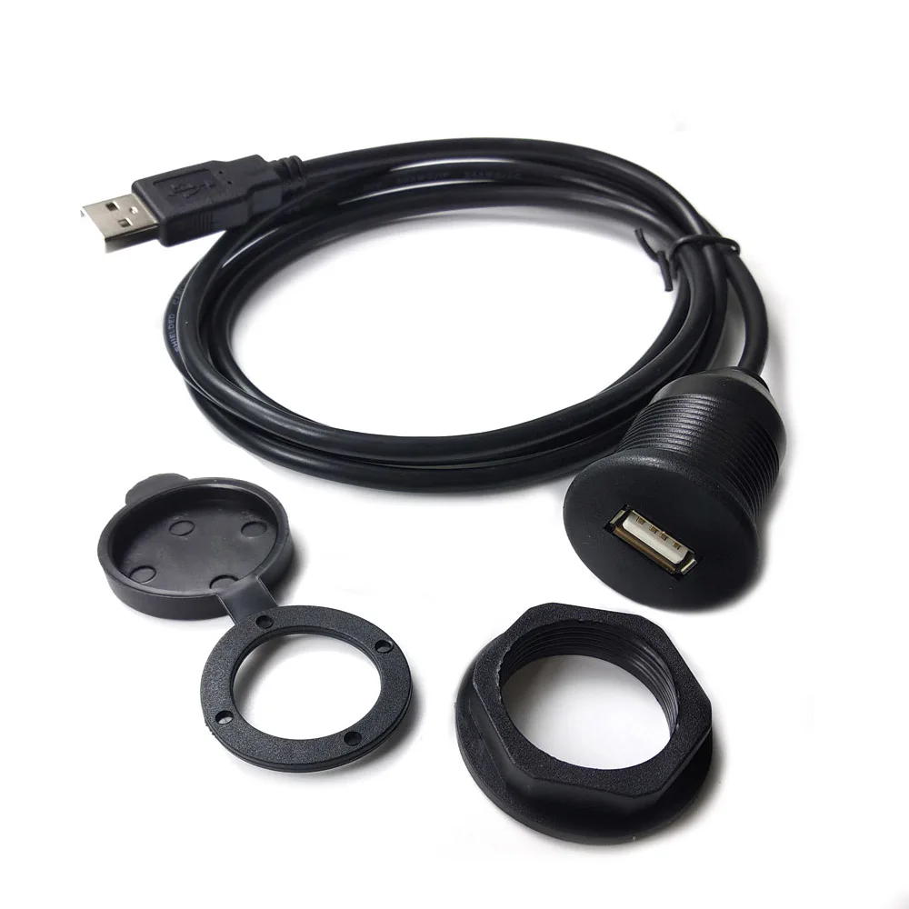 USB Extension Cable with Dusty Proof Cap Vehicle Car Cigarette Lighter Port Refit | Компьютеры и офис