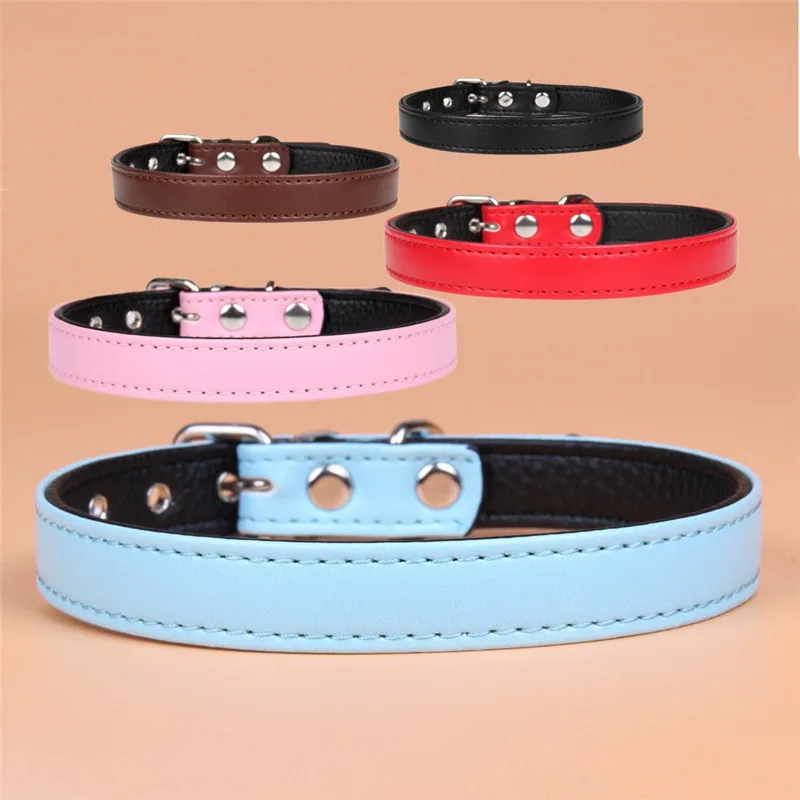 

Однотонное искусственное ожерелье, регулируемое, подходит для средних и маленьких домашних животных, прочные товары для домашних животных