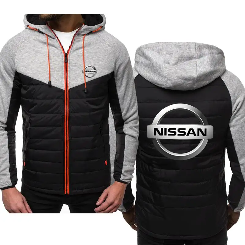 

New Hoodies Man Nissan Logo Spring Autumn Sweatshirt Casual Fashion Hoody Zipper Jacket Male Tops Clothing