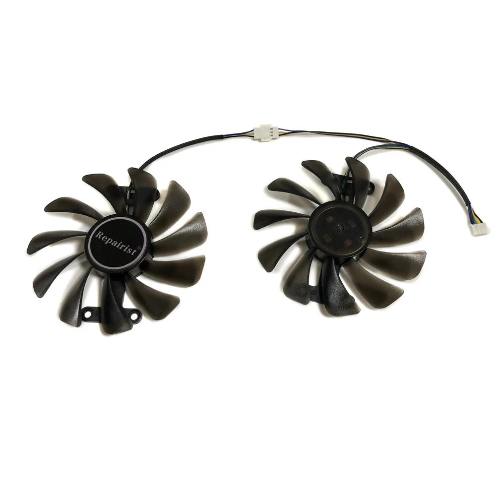 Вентилятор GPU для видеокарт 2 шт./компл. кулер графического процессора KFA2 GTX1070Ti EX GTX