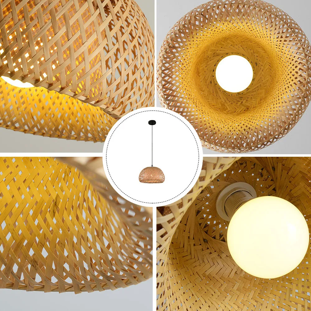 

1 Pc Southeast Asia Home Creative Weaving Lamp Pendant with Light Source