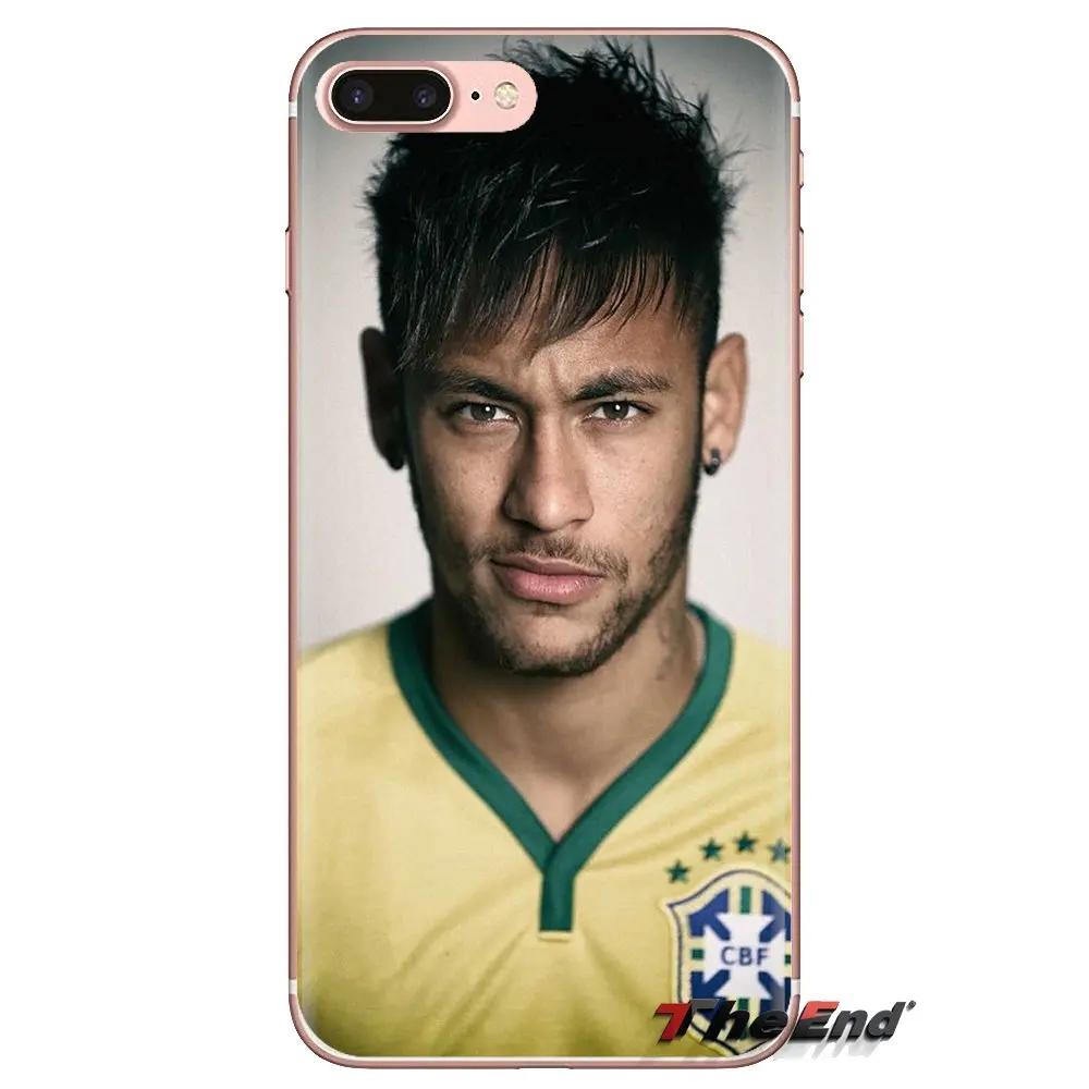 Бразилия Neymar da Silva Santos 2018 для samsung Galaxy S2 S3 S4 S5 MINI S6 S7 edge S8 S9 Plus Note 2 3 4 5 8 Coque Fundas корпус |
