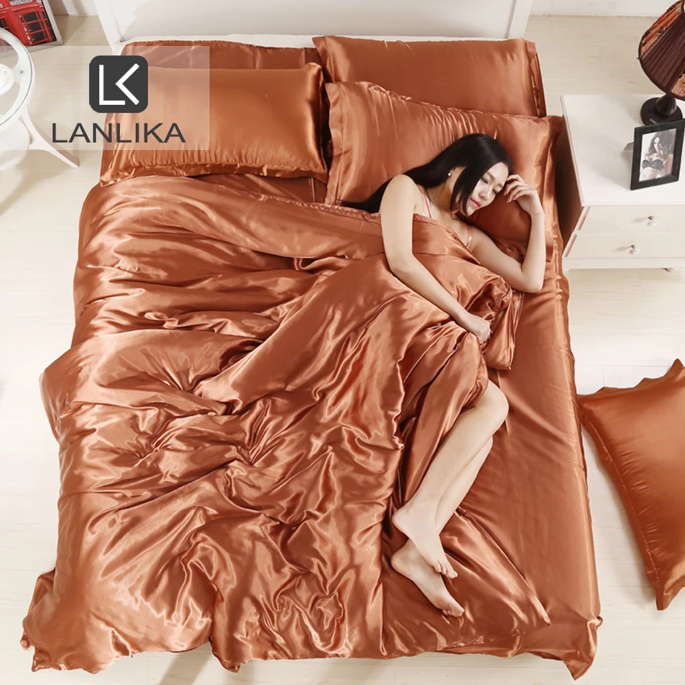 Lanlika декор для взрослых постельное белье Домашний текстиль покрывало кофейный