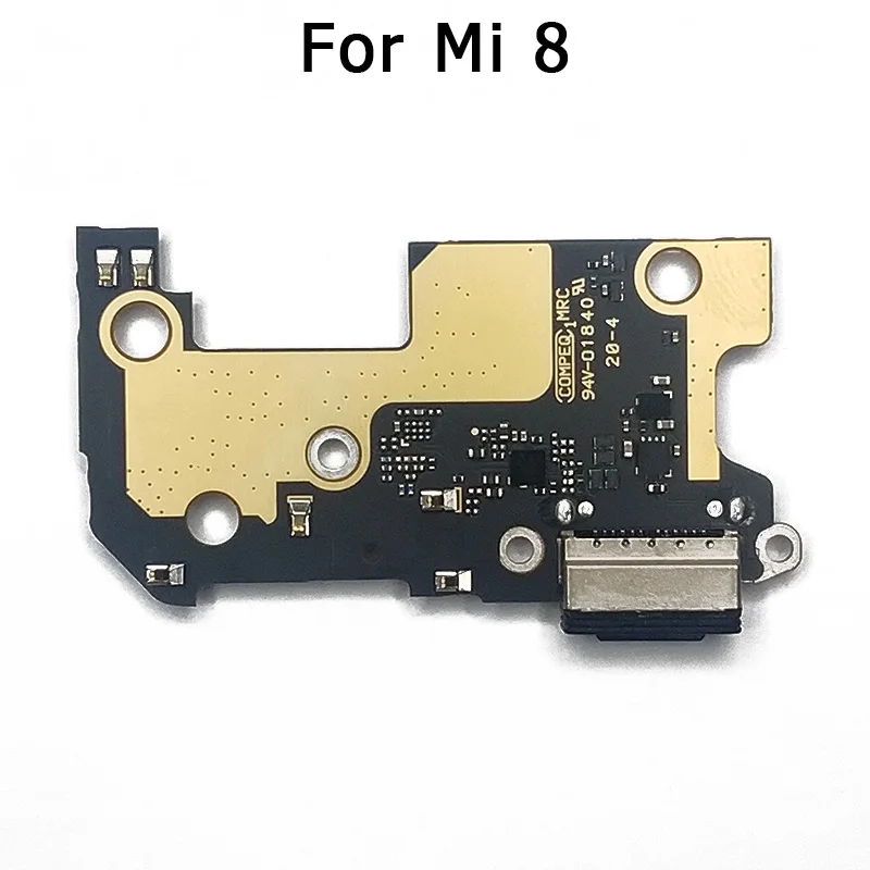 Оригинальные запасные части для xiaomi mi 8 pro плата usb зарядного устройства pro|Шлейфы