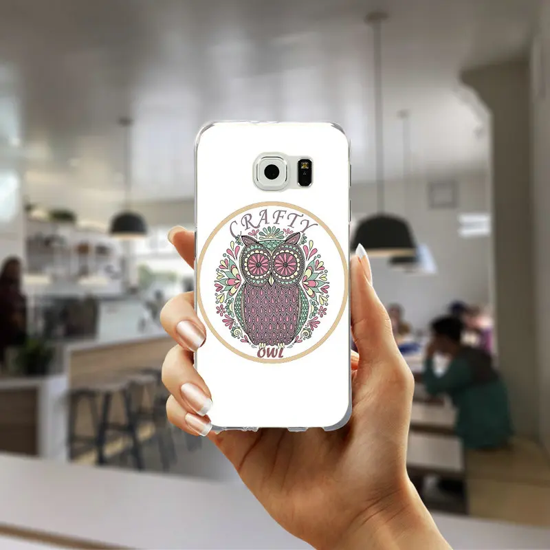 Picture 12 Мягкий тонкий чехол для телефона samsung Galaxy S3 S4 S5 Mini S6 S7 Edge S8 S9 S10 Plus Lite Note 4 5 8 9 Dream Catcher милые совы - Цвет: Picture 12