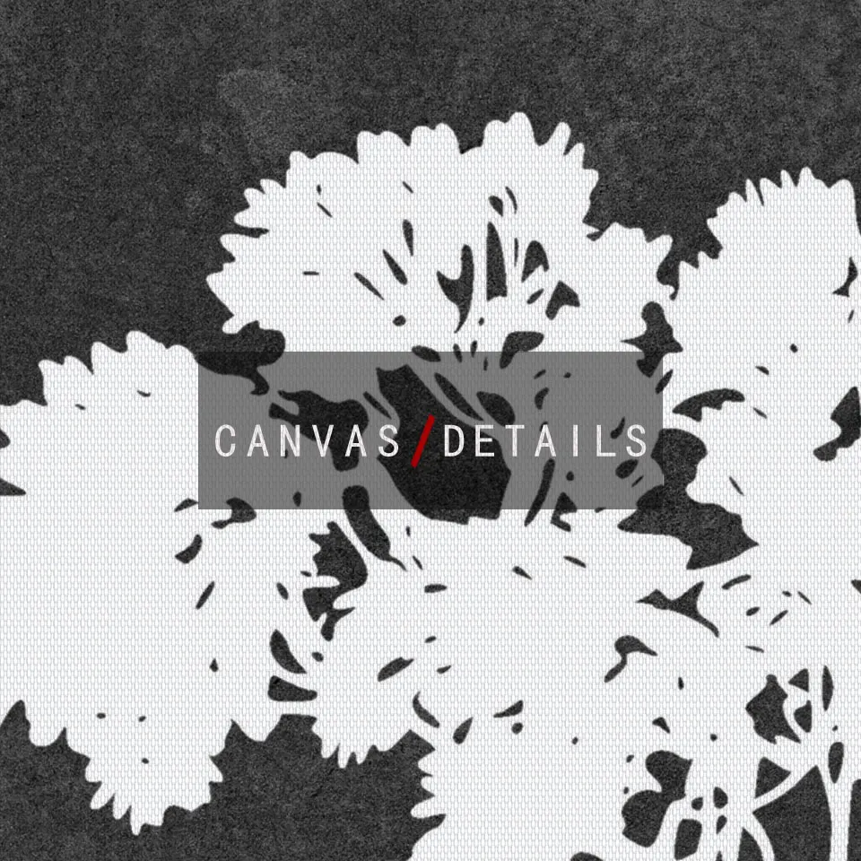 Плакат с силуэтом серого и белого дерева черная белая Картина на холсте