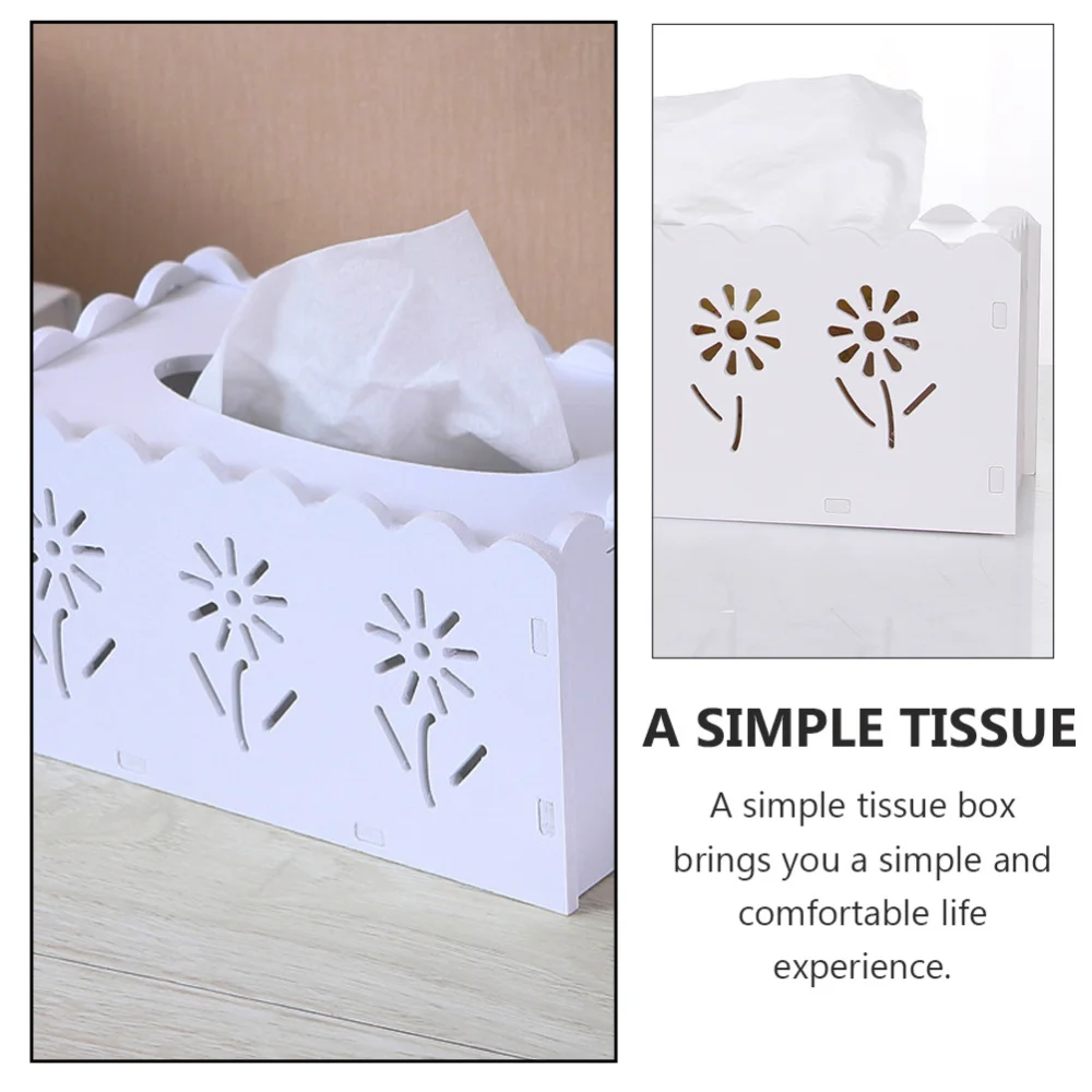 

Multifunctional Tissue Paper Box Decorative Napkin Holder Storage Container