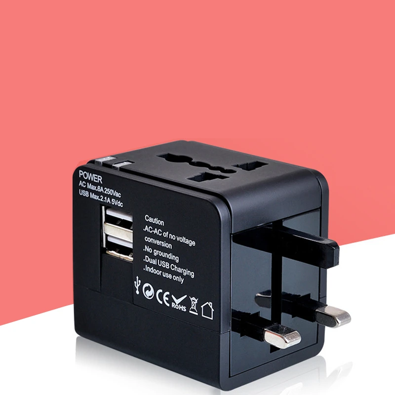 Универсальный международный Мощность подключить usb-адаптер настенный адаптер
