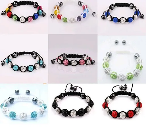 

Бесплатная доставка! Yhhgtrf Горячая микро pave CZ Диско шар бусины браслет модный подарок ювелирные изделия скидка. Кристалл