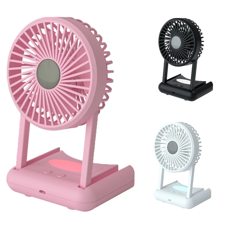 

Battery Operated Fan, Handheld Small Fan Portable Fan Mini Personal Fan for Home Office Table and Desktop