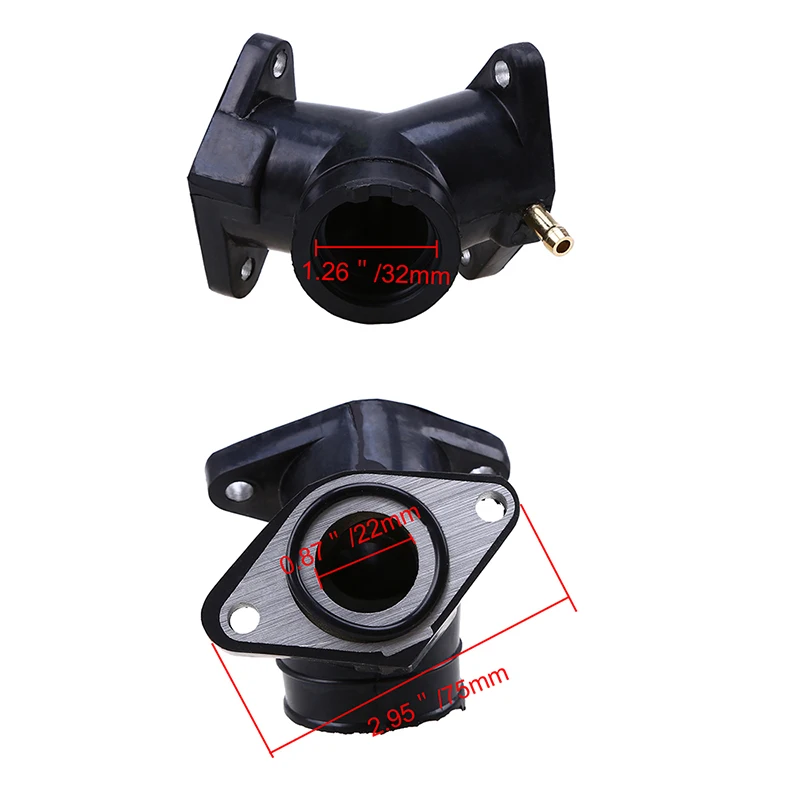 1 шт. высококачественный резиновый и алюминиевый адаптер для впускного