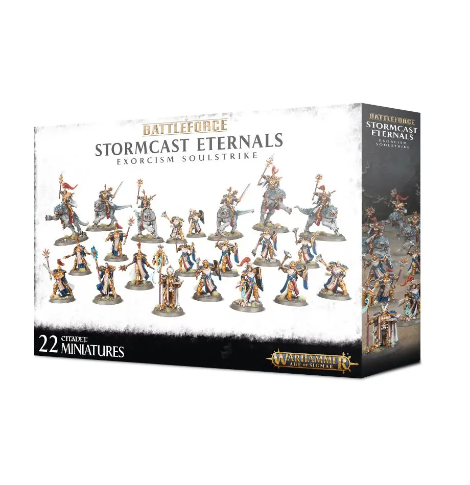 40K игры AOS модель для Stormcast Eternals Exorcism Soulstrike абсолютно новый