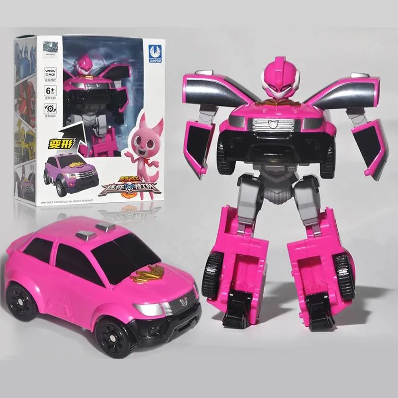 2021 Mini Force Transformation Robot Toys Action Figures MiniForce X Volt Simulation Car Airplane Deformation Toy | Игрушки и хобби