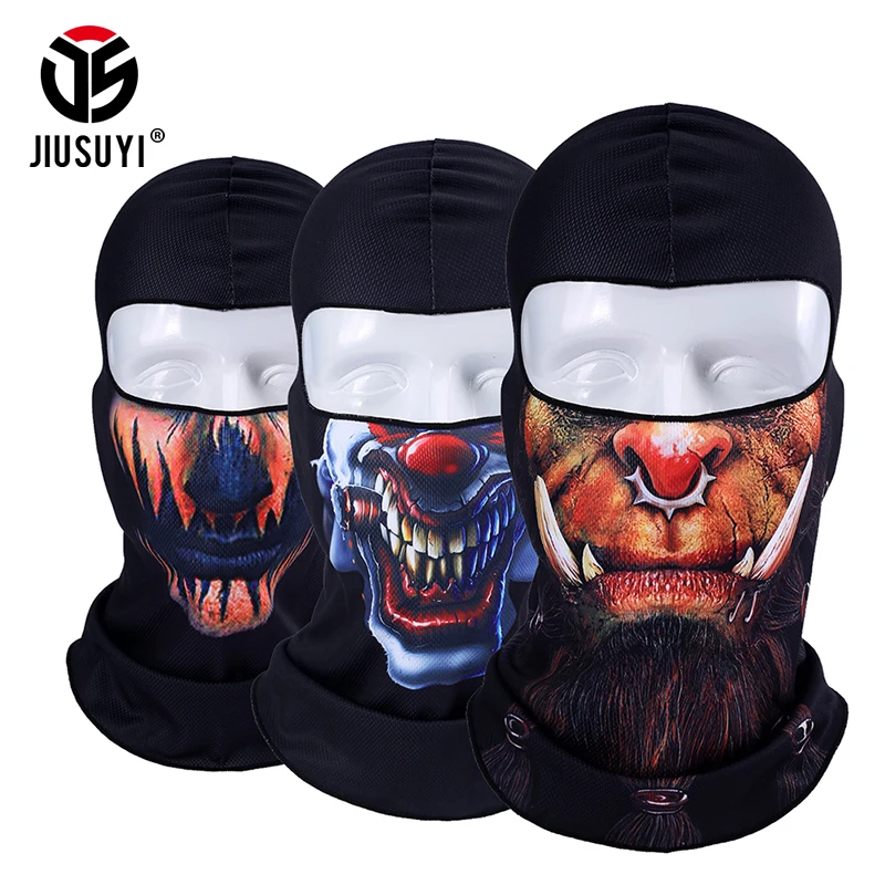 Балаклава унисекс Тактическая Военная маска для сноуборда с рисунком животного