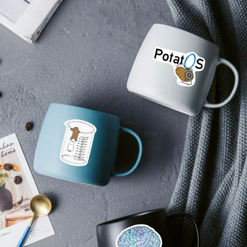 

50 pcs Cartoon laboratory supplies Graffiti Waterproof Skateboard Travel Suitcase Phone Laptop Luggage Stickers Cute Kids Girl