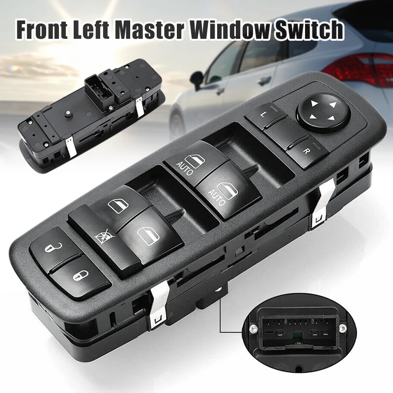 

68231805AA Front Left Master Window Switch for 2011-2017 Dodge Charger Chrysler BIN