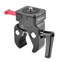 minifocus crab clamp with universal v lock mount quick release adapter for dslr camera battery photo studio accessory