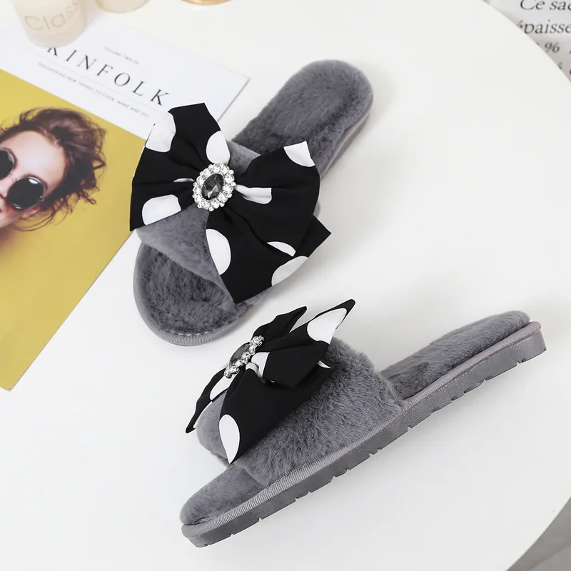 

Low Flock Butterfly-Knot Basic Hoof Heels Short Plush TPR Butterfly-knot PU with Low Flock Butterfly-Knot TPR Basic Short Plush