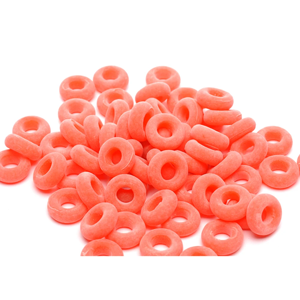 

50PCS 3 Colors Elastic Round Cutting Tail Rubber Ring High Elastic Tendon Castrating Circle For Castration Pliers Farm Animal