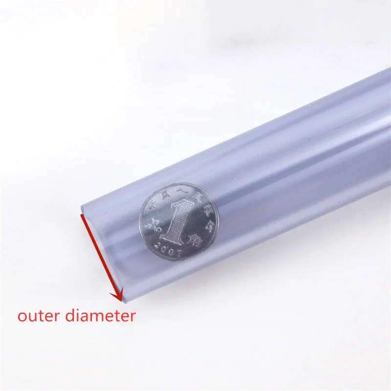 Transparent tube UPVC Pipe Hi-quality Water Supply Irrigation Fish Tank PVC Aquarium 1 Pcs (50cm) | Обустройство дома