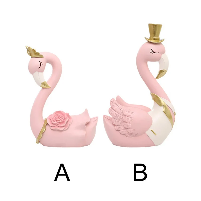 

The Nordic Couple Flamingos Furnishings Creative Home Decoration Living Room Bedroom Table Decoration Ins