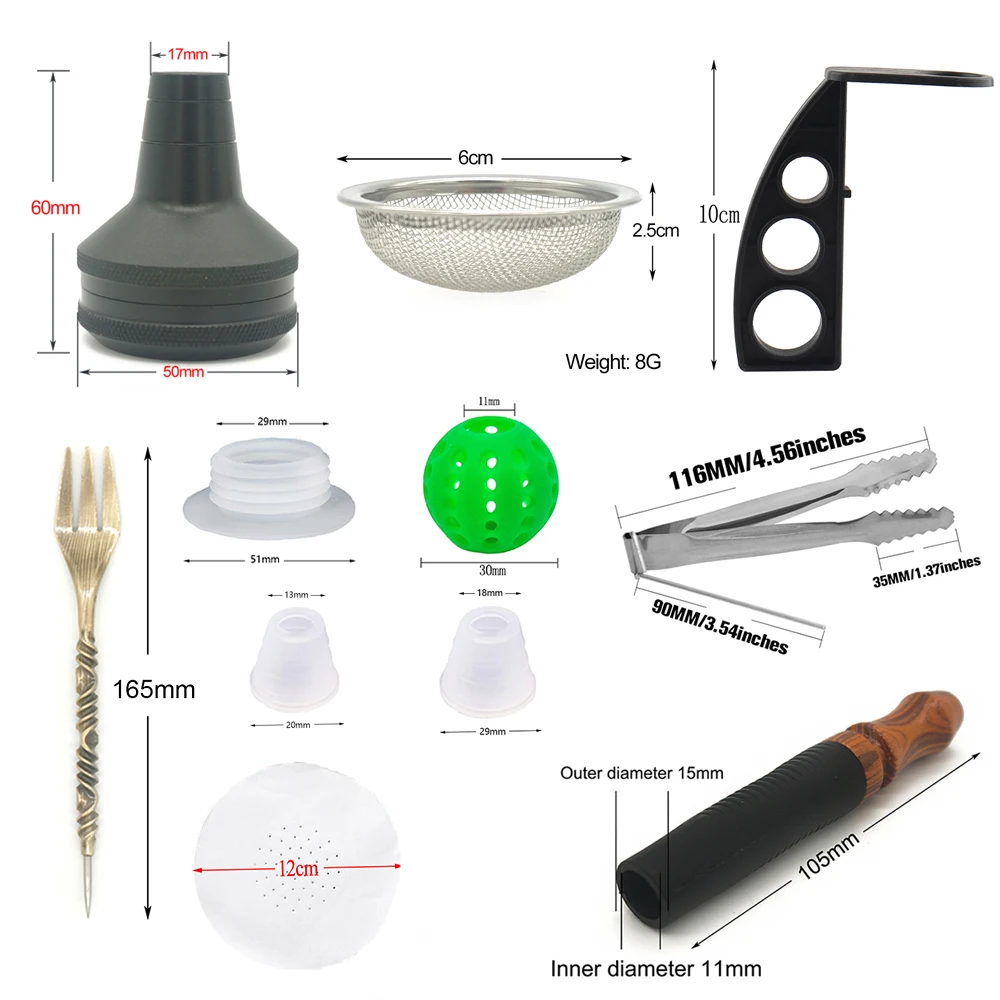 1 комплект аксессуары для ловли масла вилка кальяна мундштуки держатель шланга